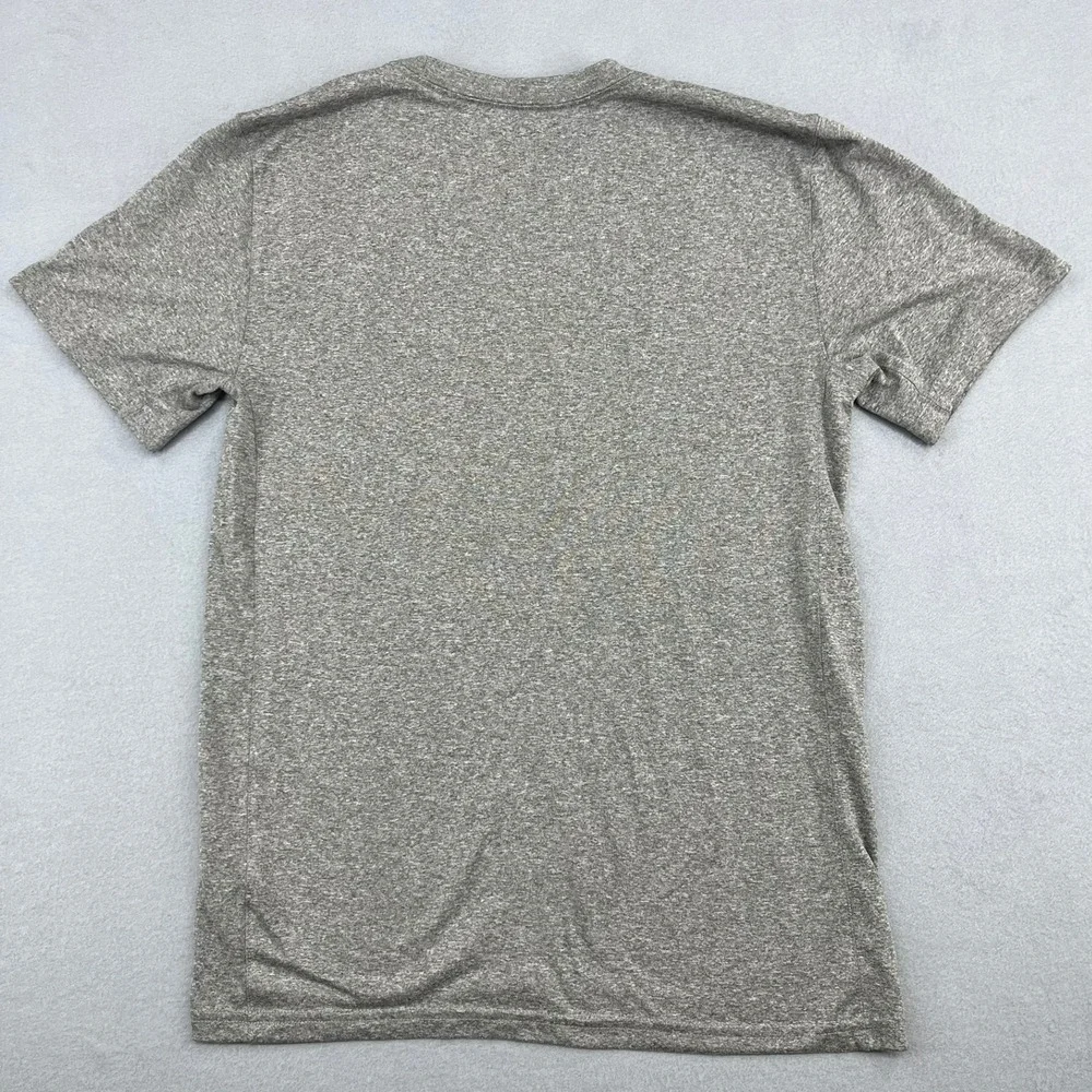 Nike Dri-FIT Mens Small Heather Gray Short‎ Sleeve Athletic Training T-Shirt